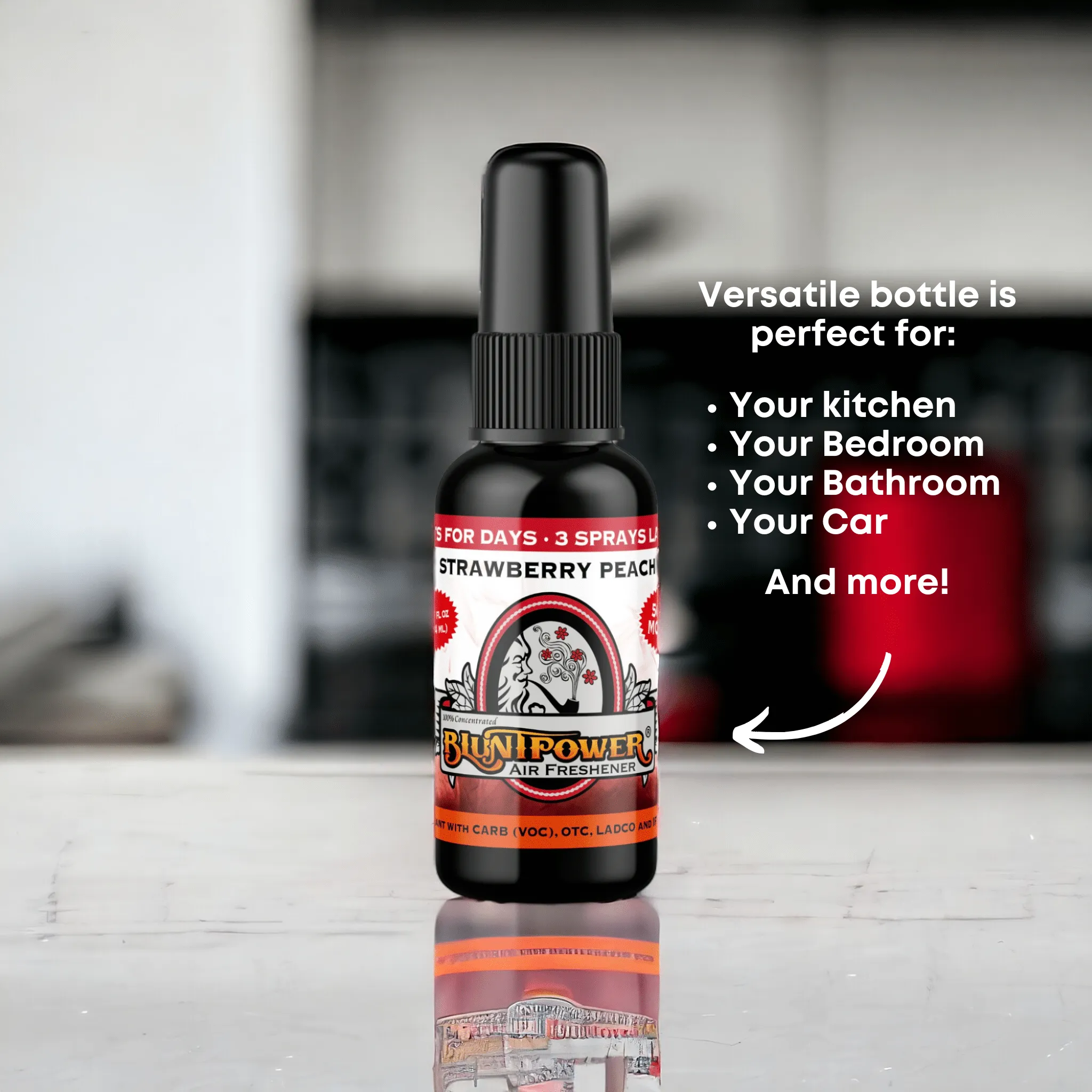 Strawberry Peach Air Freshener Spray