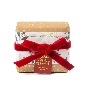 Winter Plush Soap Rhubarb & Raspberry 150g