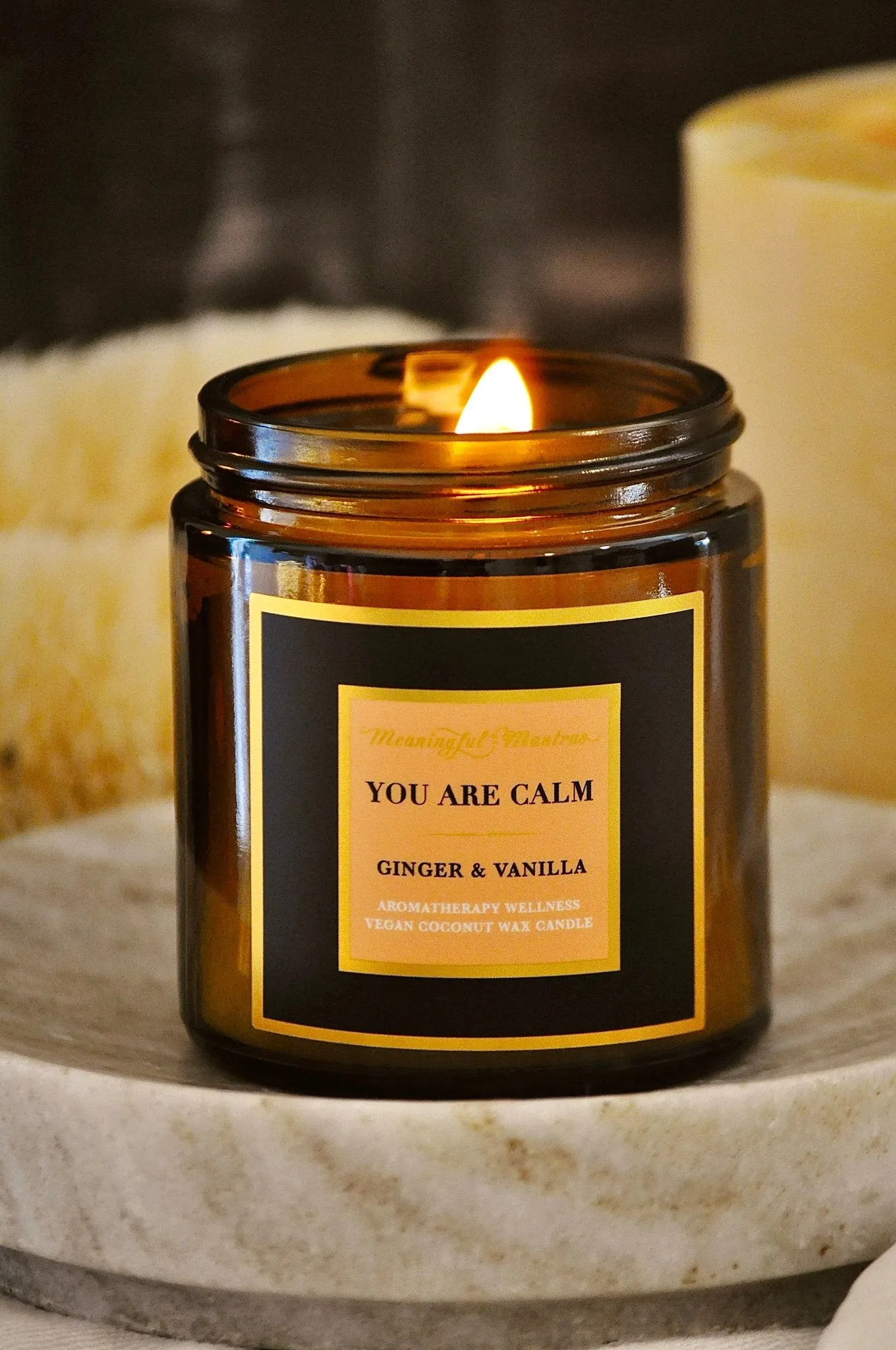 You Are Calm Ginger Vanilla Mini Candle