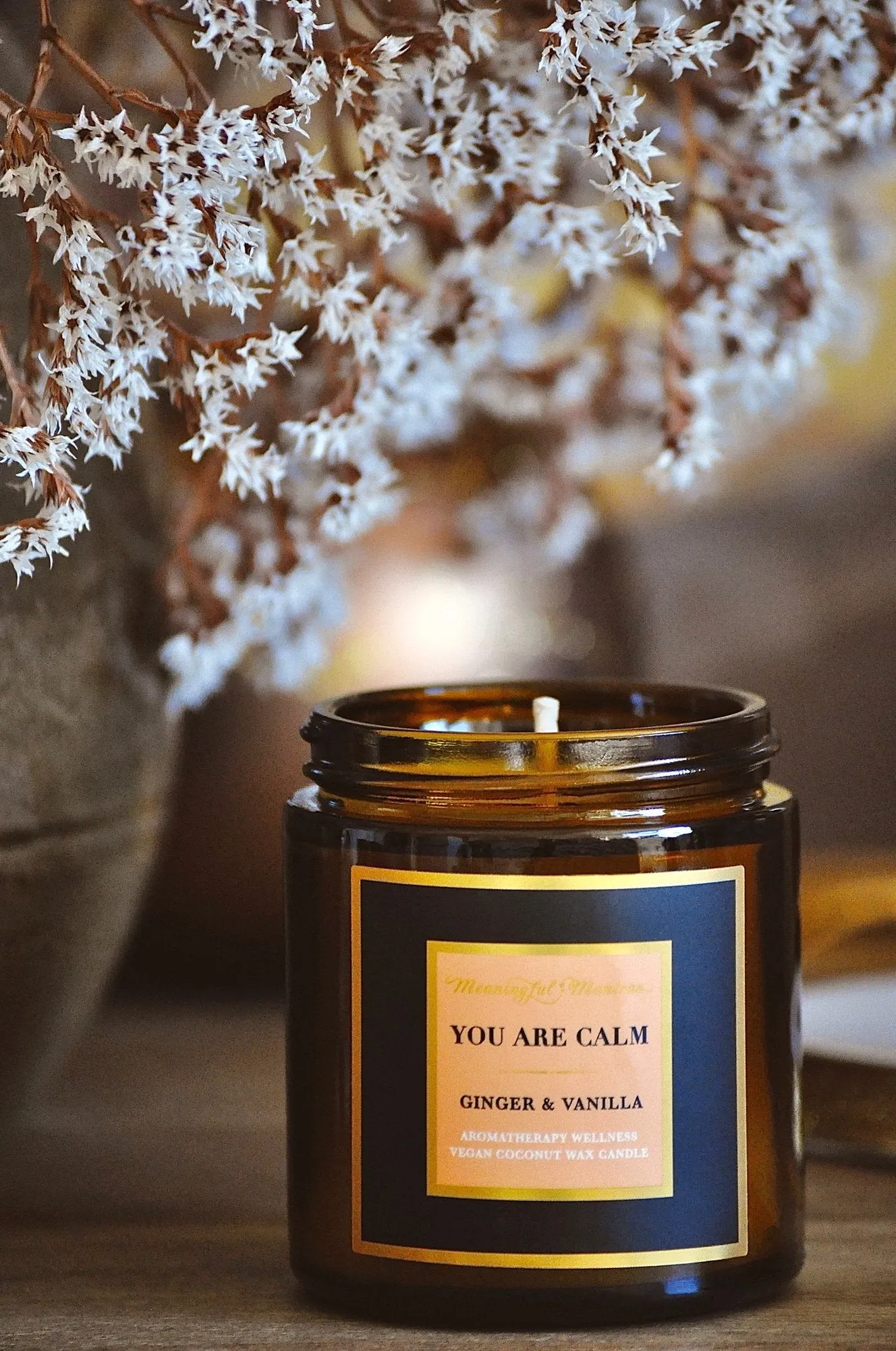 You Are Calm Ginger Vanilla Mini Candle